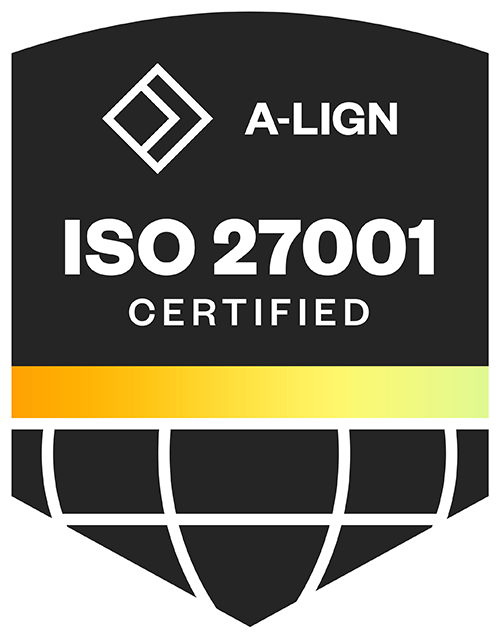 A-LIGN ISO 27001 Certification Badge