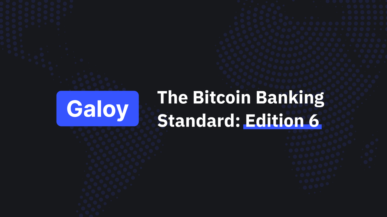 The Bitcoin Banking Standard – Edition 6
